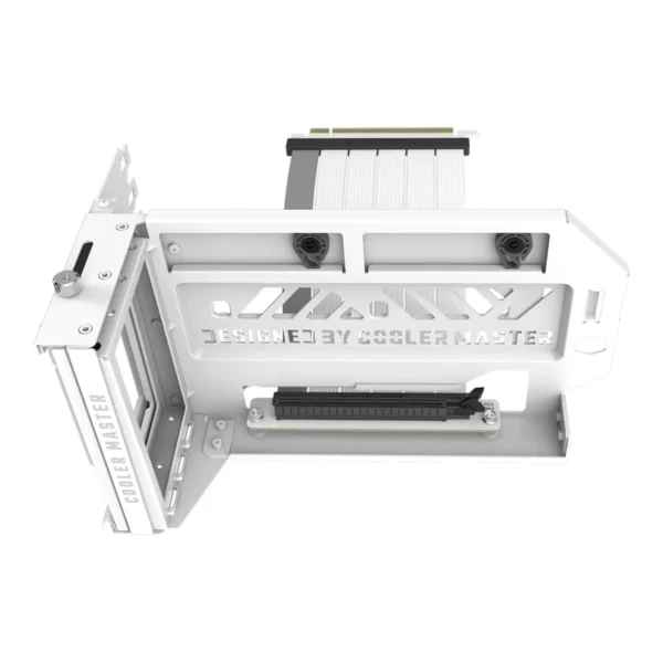 Cooler Master Vertical Graphics Card Holder Kit V3 White Gen5 with PCIe 4.0 Riser Cable - MCA-U000C-WFVK03