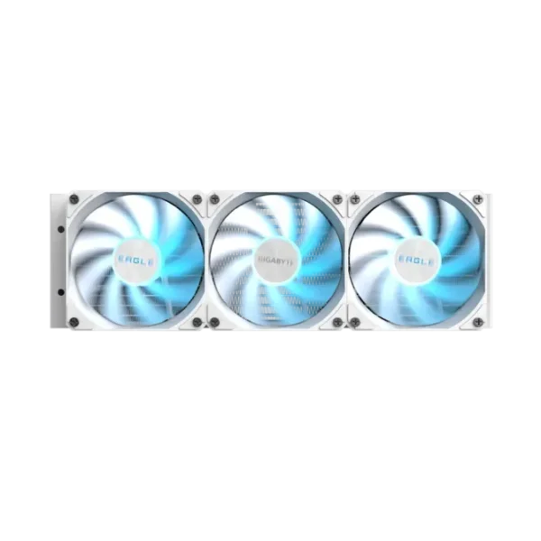 GIGABYTE EAGLE iCE 360 White 360mm ARGB AIO Liquid CPU Cooler 3200 RPM Pump 3x 120mm PWM Fans - GP-GIGABYTE-EAGLE-360I