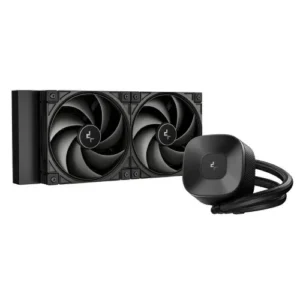 DeepCool LE240 V2 Zero Dark 240mm AIO Liquid Cooler with ARGB - Black - R-LE240ZERO-BKLNMD-G-1