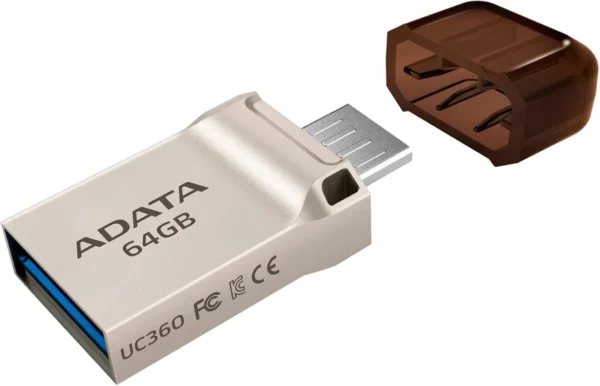 71uuk6O7c0L._AC_SL1500_ ADATA UC360 64GB USB 3.1 and Micro USB OTG Flash Drive Rose Gold - AUC360-64G-RGD