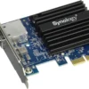 Synology E10G18-T1 Single Port 10GbE 10GBASE-T NBASE-T PCIe Ethernet Adapter - E10G18-T1