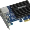 Synology E10G18-T1 Single Port 10GbE 10GBASE-T NBASE-T PCIe Ethernet Adapter - E10G18-T1