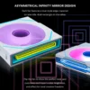 Lian Li UNI FAN SL-INF Wireless 120mm White 3-Pack ARGB Fluid Dynamic Bearing - G99.12SLIN1W3W.00