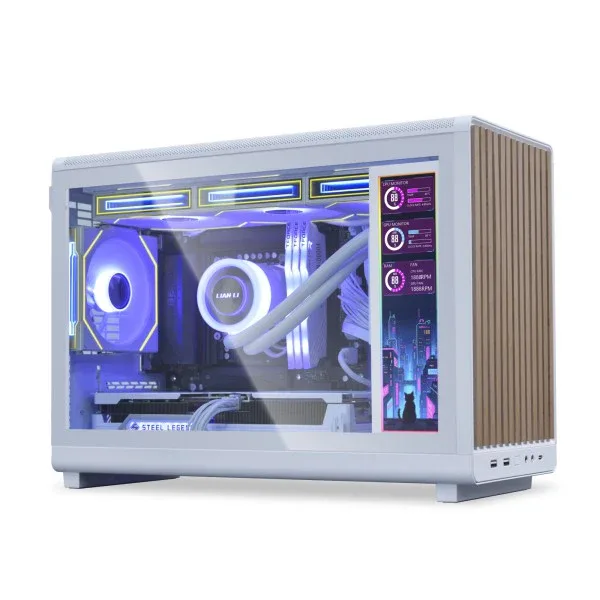 8in_21 Lian Li 8.8" Universal Screen Mount White PC Hardware Monitor 60Hz IPS LCD 1920x480 ARGB - G89.SM088W.00