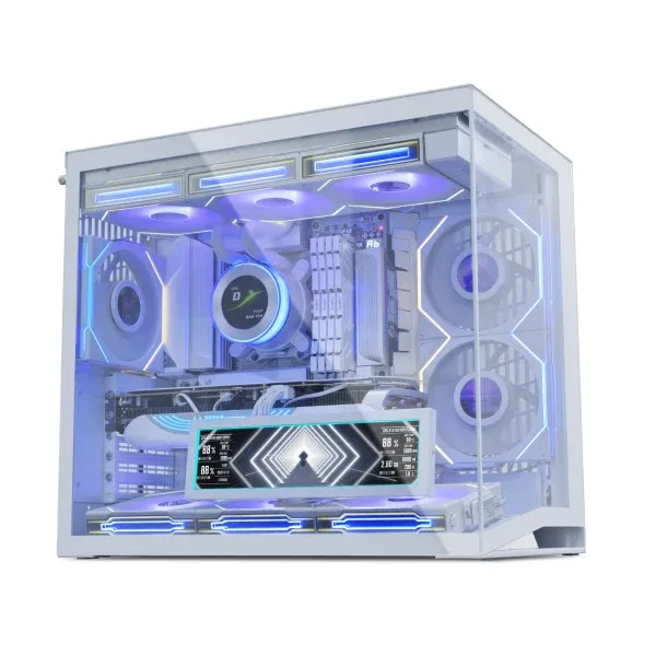 8in_23 Lian Li 8.8" Universal Screen Mount White PC Hardware Monitor 60Hz IPS LCD 1920x480 ARGB - G89.SM088W.00