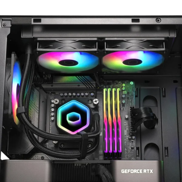 Cooler Master MasterLiquid 240 Core II Black ARGB 240mm AIO Liquid CPU Cooler - MLW-D24M-A18PA-R1