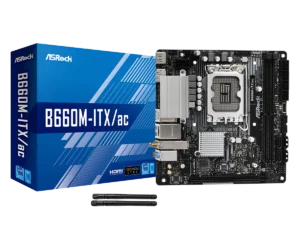 ASRock B660M-ITX/ac Intel B660 LGA1700 DDR4 Mini-ITX Motherboard - ASROCK B660M-ITX/AC