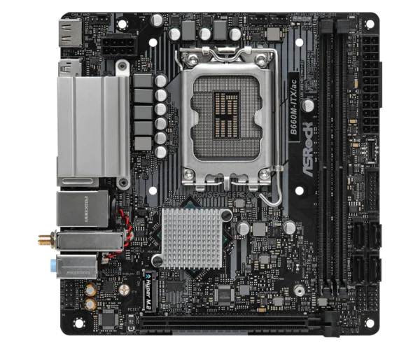 ASRock B660M-ITX/ac Intel B660 LGA1700 DDR4 Mini-ITX Motherboard - ASROCK B660M-ITX/AC