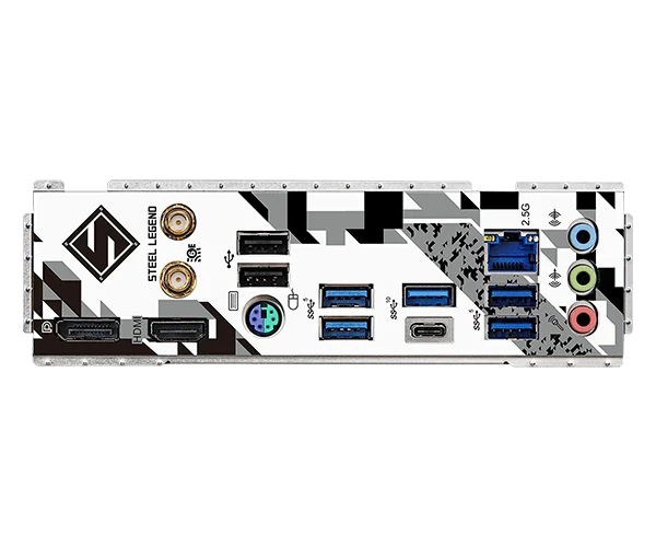 ASRock B760M Steel Legend WiFi - Micro ATX, LGA1700, DDR5, PCIe 5.0, Wi-Fi 6E - ASROCK B760M STEEL LEGEND WIFI