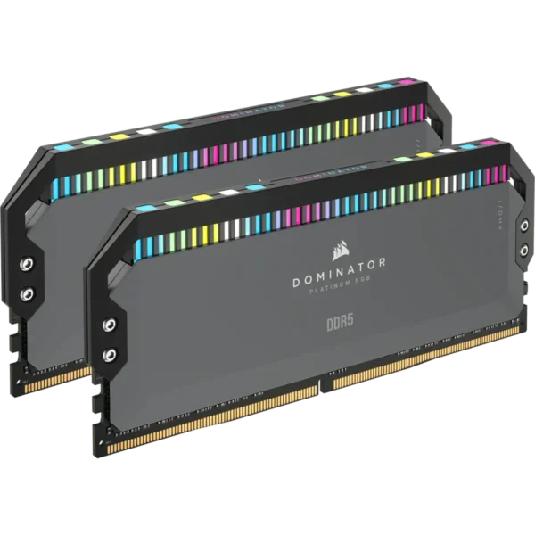 Corsair Dominator Platinum RGB 32GB (2x16GB) DDR5 5200MHz CL40 UDIMM Grey - CMT32GX5M2B5200Z40