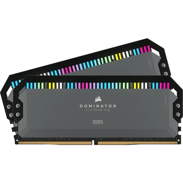 Corsair Dominator Platinum RGB 32GB (2x16GB) DDR5 5200MHz CL40 UDIMM Grey - CMT32GX5M2B5200Z40