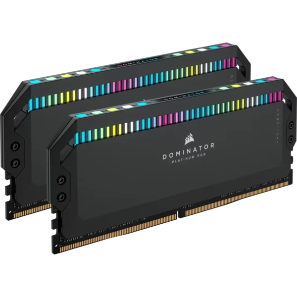 CORSAIR DOMINATOR PLATINUM RGB 32GB (2x16GB) DDR5 5600MHz CL36 Intel XMP Memory Kit Black - CS-CMT32GX5M2B5600C36