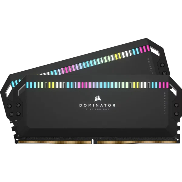 CORSAIR DOMINATOR PLATINUM RGB 32GB (2x16GB) DDR5 5600MHz CL36 Intel XMP Memory Kit Black - CS-CMT32GX5M2B5600C36
