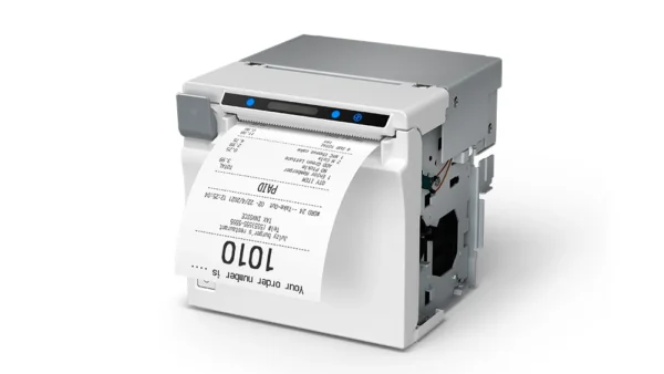 EU-m30-(White-Left)1 Epson EU-m30 Kiosk Thermal Receipt Printer 203 dpi 250mm/s USB Serial Ultra White - C31CK01001
