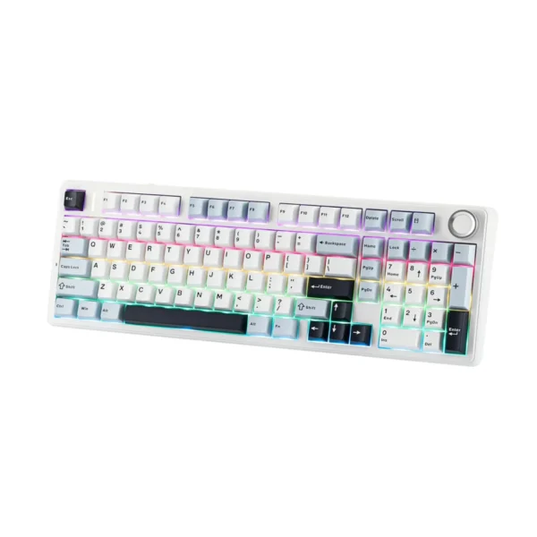 AULA F99 PRO 100% Tri-Mode Wireless Gasket RGB Mechanical Keyboard 108-Key 8000mAh | 3 Colors