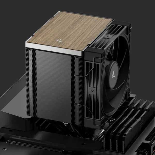 DeepCool AK500 G2 High Performance CPU Air Cooler 5 Heat Pipes 120mm PWM Fan Wood Grain - R-AK500G2-BKNNMN-GJD