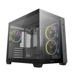 Layer3_777623ac-6e27-41dd-a30e-82ef01a5fdbb_1600x Deepcool CG330 3F Panoramic Dual-Chamber Micro-ATX PC Case Black - R-CG330-BKNGM3-G
