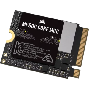 MP600_CORE_MINI_01 CORSAIR MP600 CORE MINI 1TB PCIe 4.0 Gen4 x4 NVMe M.2 2230 SSD - CS-CSSD-F1000GBMP600CMN
