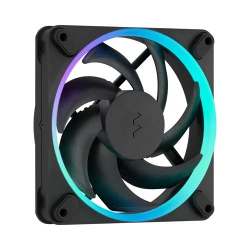 Fractal Design Momentum 12 RGB Black 120mm PWM ARGB Case Fan - FD-F-MR1-1201
