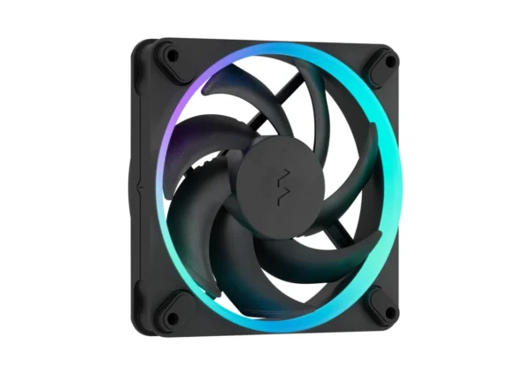 Fractal Design Momentum 12 RGB Black 120mm PWM ARGB Case Fan - FD-F-MR1-1201