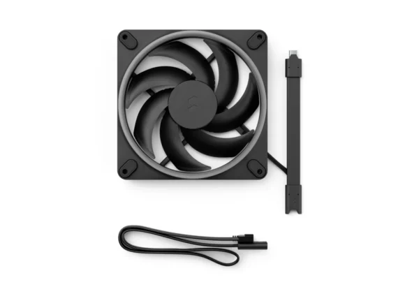 Fractal Design Momentum 14 RGB Black 140mm PWM ARGB Case Fan - FD-F-MR1-1401