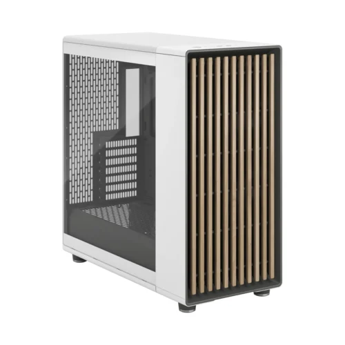 Fractal Design North XL Chalk White TG Clear E-ATX Mid-Tower Case - FD-C-NOR1X-04