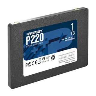 P220S1TB25-1 Patriot P220 1TB Internal SSD - 2.5 Inch SATA III - Up to 550MB/s - P220S1TB25