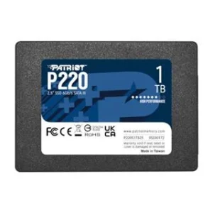 Patriot P220 1TB Internal SSD - 2.5 Inch SATA III - Up to 550MB/s - P220S1TB25