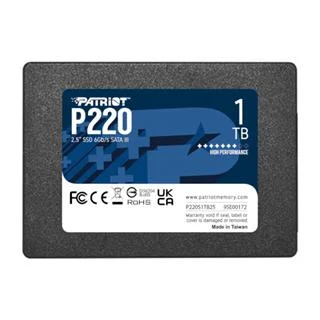 Patriot P220 1TB Internal SSD - 2.5 Inch SATA III - Up to 550MB/s - P220S1TB25