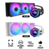 Cooler Master MasterLiquid ML 360 Atmos II LCD White ARGB 360mm Liquid CPU Cooler - MLX-D36M-A25SZ-LW