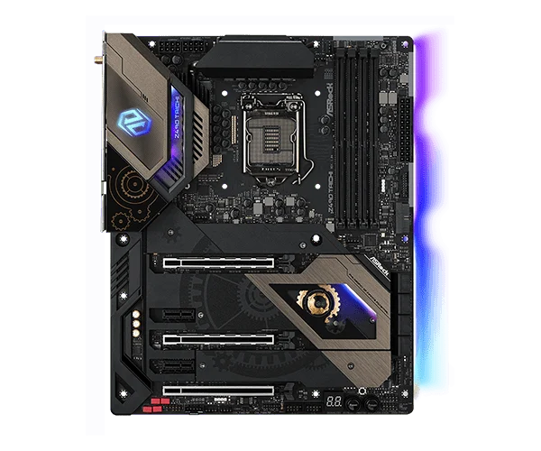 ASRock Z490 Taichi Intel LGA1200 ATX Motherboard WiFi 6 2.5G LAN PCIe 4.0 Ready DDR4 - ASROCK Z490 TAICHI