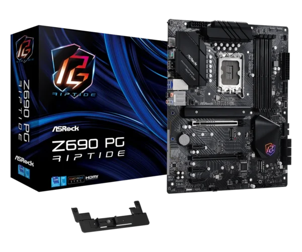 ASRock Z690 PG Riptide - ATX, LGA1700, DDR4, PCIe 5.0, Killer 2.5G LAN - ASROCK Z690 PG RIPTIDE