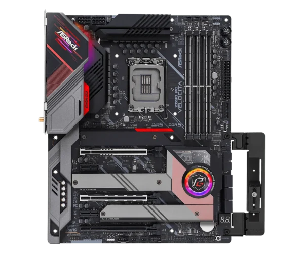 ASRock Z690 PG Velocita - ATX, LGA1700, DDR5, PCIe 5.0, Wi-Fi 6E, Dual LAN - ASROCK Z690 PG VELOCITA