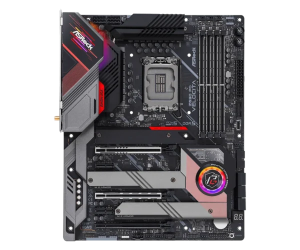 ASRock Z690 PG Velocita - ATX, LGA1700, DDR5, PCIe 5.0, Wi-Fi 6E, Dual LAN - ASROCK Z690 PG VELOCITA