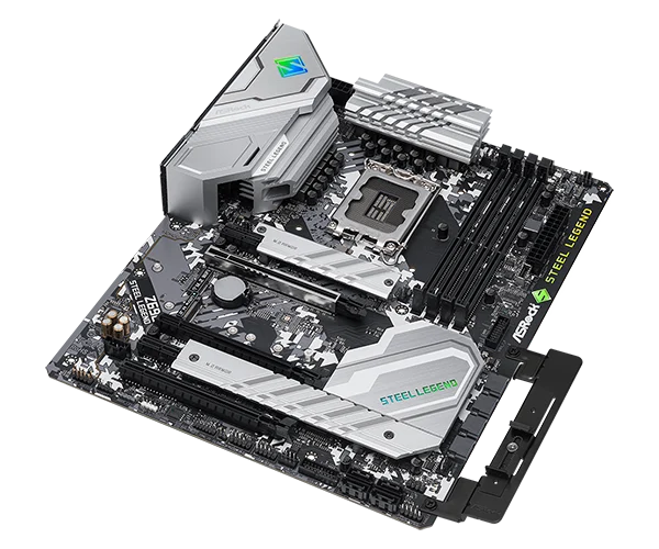 ASRock Z690 Steel Legend - ATX, LGA1700, DDR4, PCIe 5.0, 2.5G LAN - ASROCK Z690 STEEL LEGEND