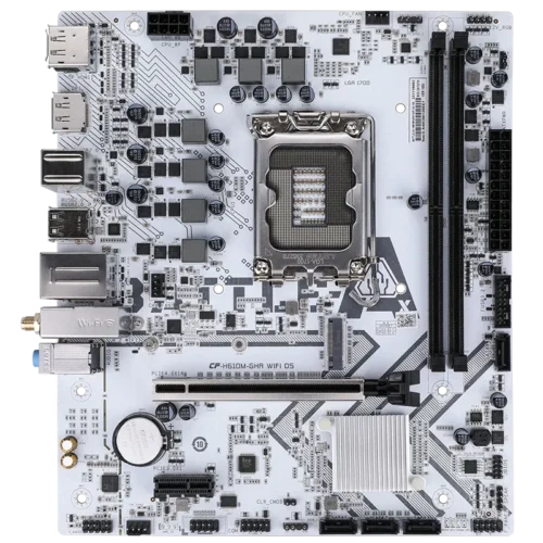 COLORFUL Intel H610 LGA 1700 M-ATX Motherboard DDR5 WiFi 6 2.5G LAN Triple Display 4K 60Hz - BATTLE-AX H610M-GHA WIFI D5 V20