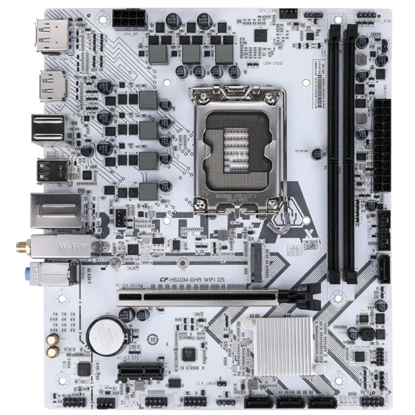 COLORFUL Intel H610 LGA 1700 M-ATX Motherboard DDR5 WiFi 6 2.5G LAN Triple Display 4K 60Hz - BATTLE-AX H610M-GHA WIFI D5 V20