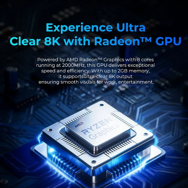 GMKtec NucBox M5 Ultra Mini PC AMD Ryzen 7 7730U 16GB RAM 512GB SSD Dual 2.5G LAN - GMKtec Nucbox M5 Ultra