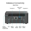 ASUS NUC 15 Pro Slim Mini PC Intel Core Ultra 7 240H Barebone Wi-Fi 7 - RNUC15CRKC700000I