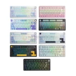 AULA F75 RGB Tri-Mode Gasket Mechanical Wireless 75% Gaming Keyboard 80-Key Bluetooth 2.4G | 7 Colors | 2 Contour Series