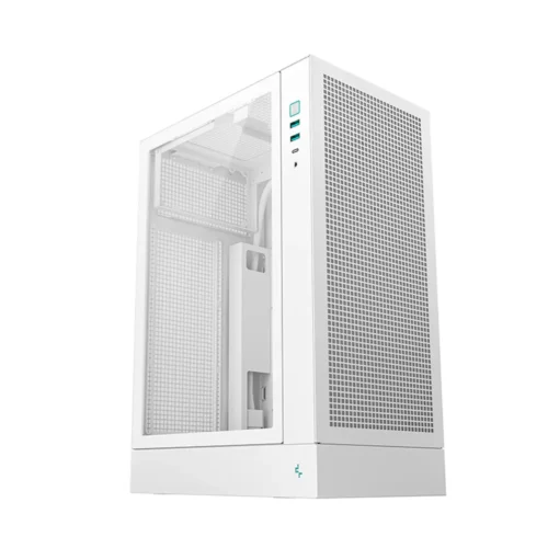DeepCool CH170 Plus White Vertical Mid Tower Micro-ATX Case - R-CH170-WHNGM0-G