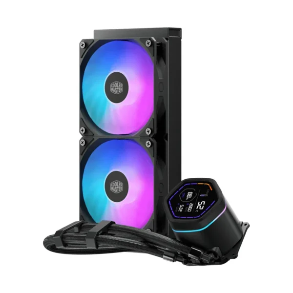 Cooler Master MasterLiquid Core Nex Digital 240 Black ARGB Liquid CPU Cooler - MLX-D24M-A18PA-RD