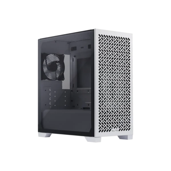 Cooler Master Elite 302 White Mini Tower Case - 4x ARGB Fans - USB-C - Tempered Glass - Micro-ATX - E302-WGNN-SAZ