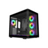 Cooler Master Elite 600 Black Mid Tower ATX Case - 7 ARGB Fans Included - Panoramic Tempered Glass - USB-C - E600-KGNN-S02