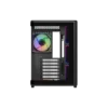 Cooler Master Elite 600 Black Mid Tower ATX Case - 7 ARGB Fans Included - Panoramic Tempered Glass - USB-C - E600-KGNN-S02