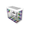Cooler Master Elite 600 White Mid Tower ATX Case Panoramic Tempered Glass 7 ARGB Fans USB-C - E600-WGNN-S02