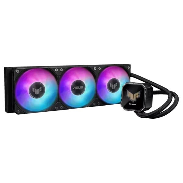 fwebp (1) ASUS TUF Gaming LC III 360 ARGB LCD AIO Liquid CPU Cooler 2.8 Inch IPS LCD 360mm Radiator Triple 120mm ARGB Fans - TUF GAMING LC III 360 ARGB LCD