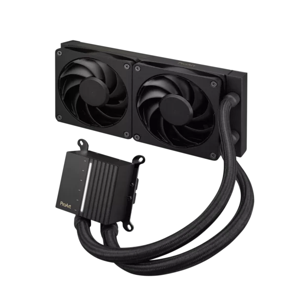ASUS ProArt LC 240 AIO Liquid CPU Cooler 240mm Radiator Illuminated Status Meter Alphacool Apex Stealth Fans - PROART LC 240