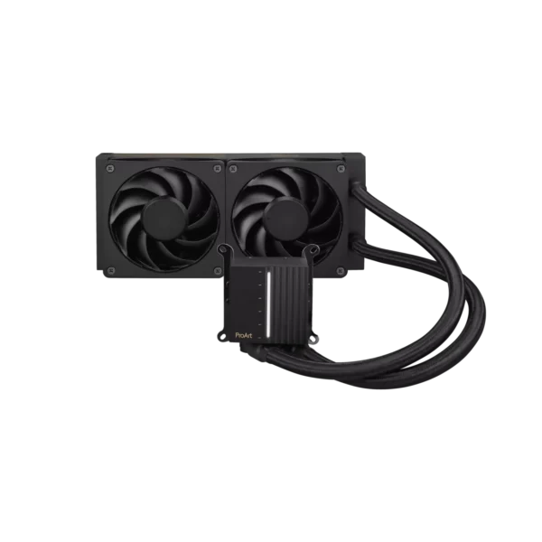 ASUS ProArt LC 240 AIO Liquid CPU Cooler 240mm Radiator Illuminated Status Meter Alphacool Apex Stealth Fans - PROART LC 240