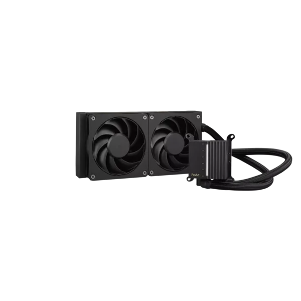 ASUS ProArt LC 240 AIO Liquid CPU Cooler 240mm Radiator Illuminated Status Meter Alphacool Apex Stealth Fans - PROART LC 240